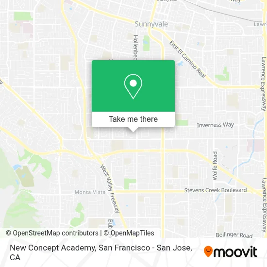 New Concept Academy map