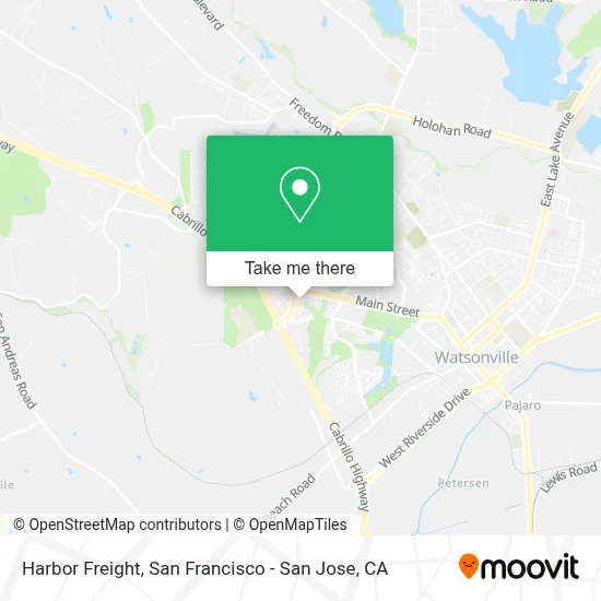 Harbor Freight map