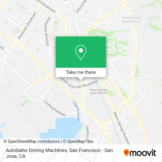 Autobahn Driving Machines map