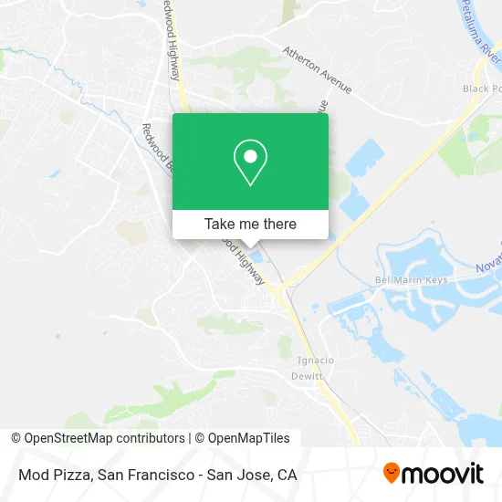 Mod Pizza map