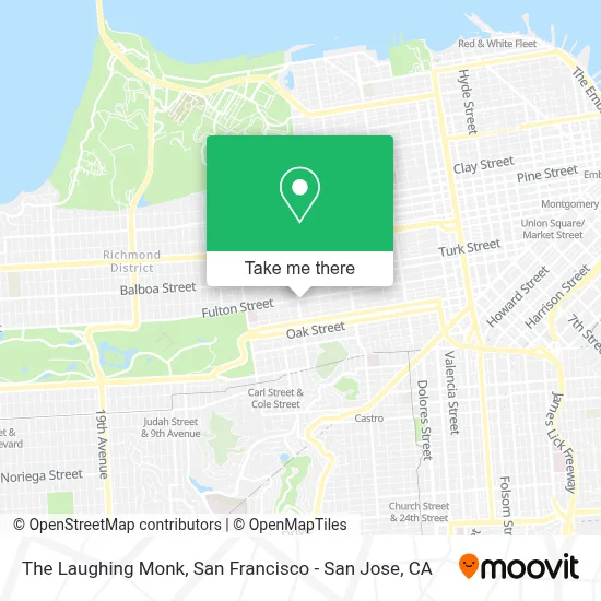 The Laughing Monk map