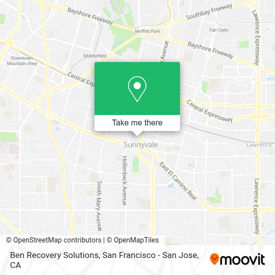 Ben Recovery Solutions map