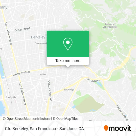 Cfc Berkeley map