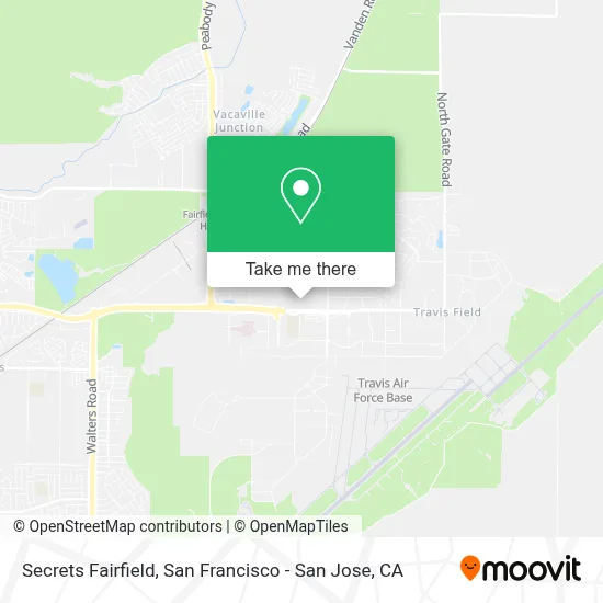 Secrets Fairfield map