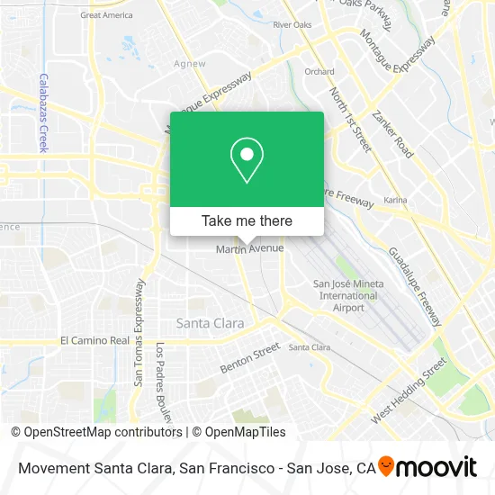 Movement Santa Clara map