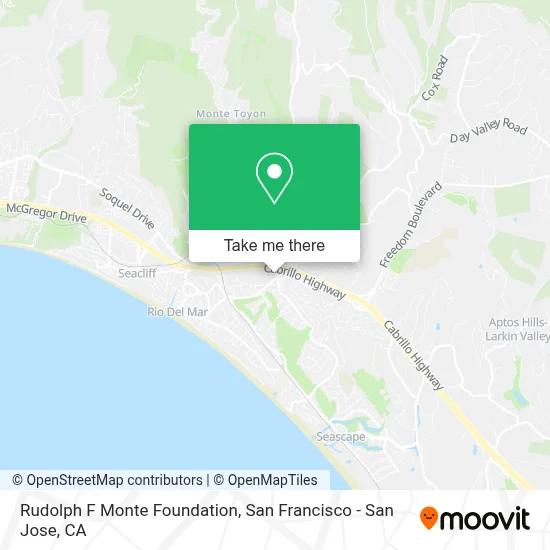 Rudolph F Monte Foundation map