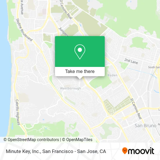 Minute Key, Inc. map