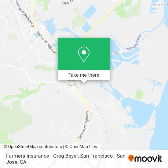 Farmers Insurance - Greg Beyer map
