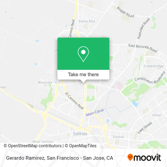 Gerardo Ramirez map