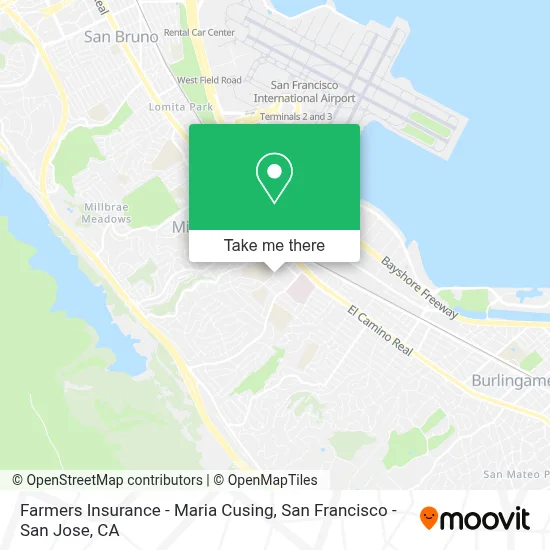 Farmers Insurance - Maria Cusing map