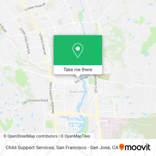 Child Support Services map