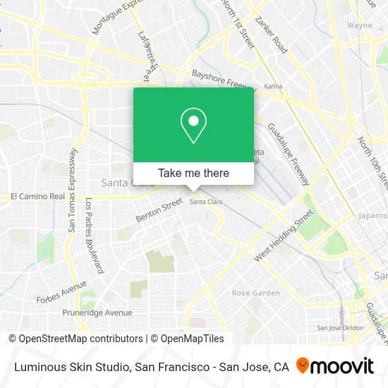 Luminous Skin Studio map