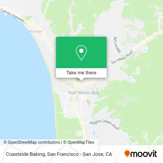 Coastside Baking map