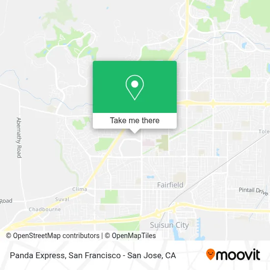 Panda Express map