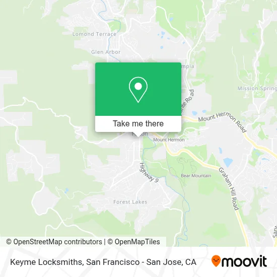 Keyme Locksmiths map
