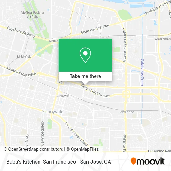 Baba's Kitchen map