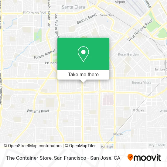The Container Store map