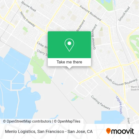 Menlo Logistics map