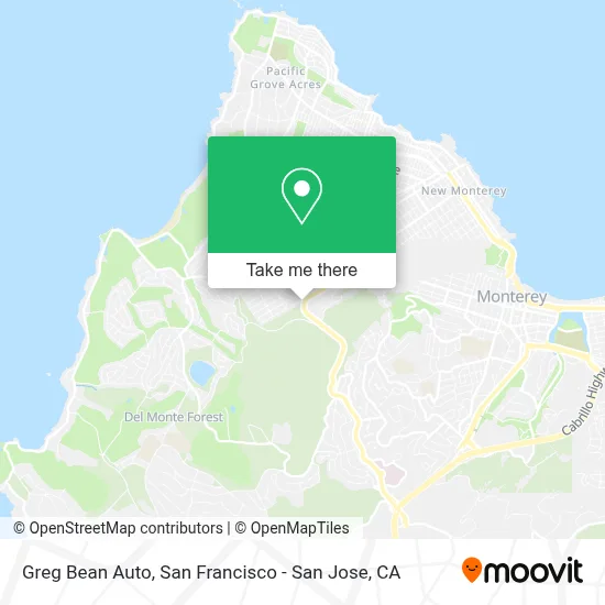Greg Bean Auto map