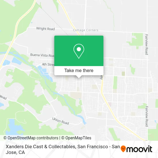 Xanders Die Cast & Collectables map