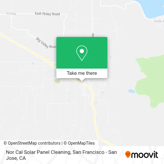Nor Cal Solar Panel Cleaning map