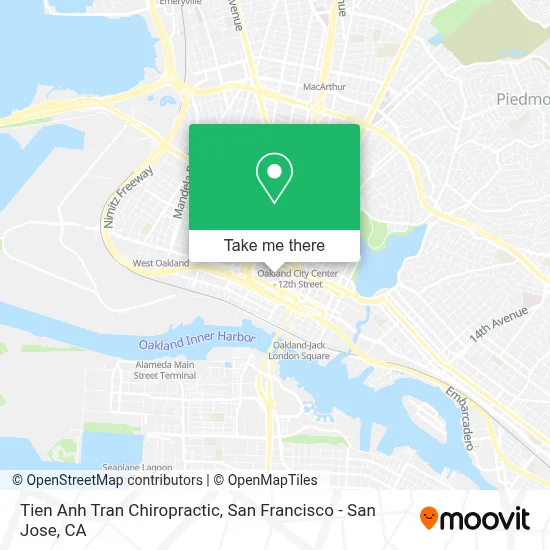 Tien Anh Tran Chiropractic map