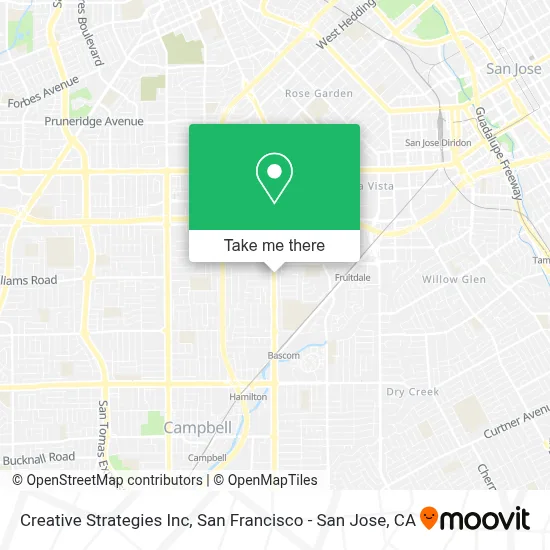Creative Strategies Inc map
