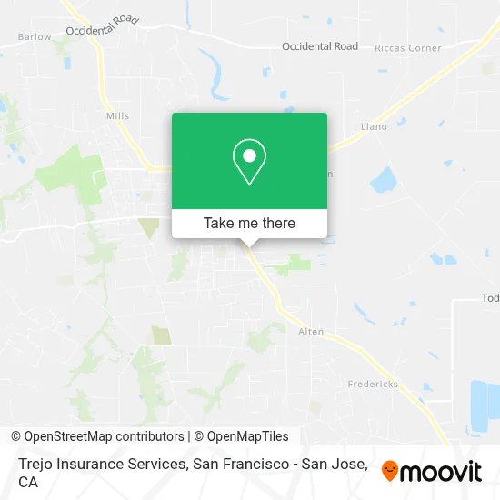 Trejo Insurance Services map