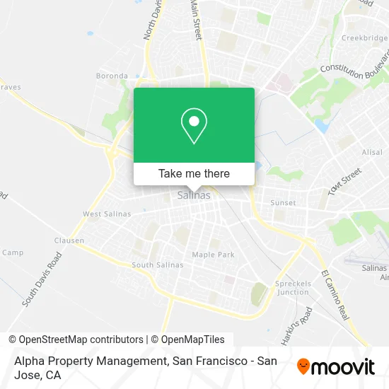 Alpha Property Management map