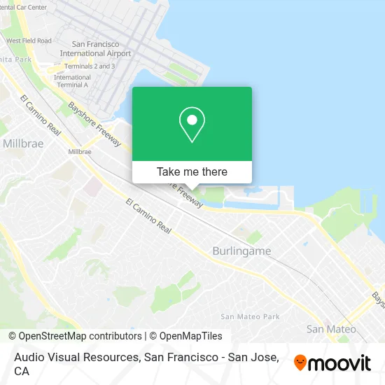 Audio Visual Resources map