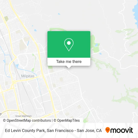 Ed Levin County Park map