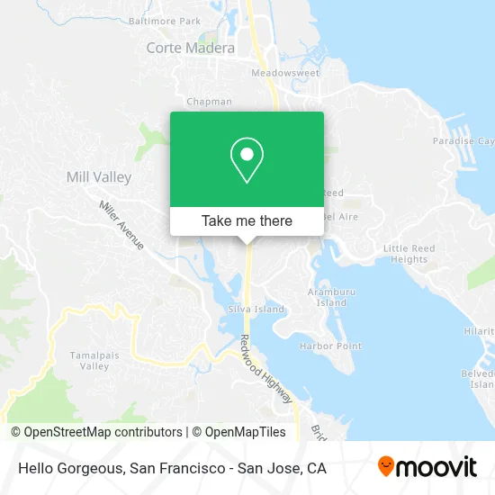 Hello Gorgeous map