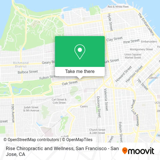 Rise Chiropractic and Wellness map