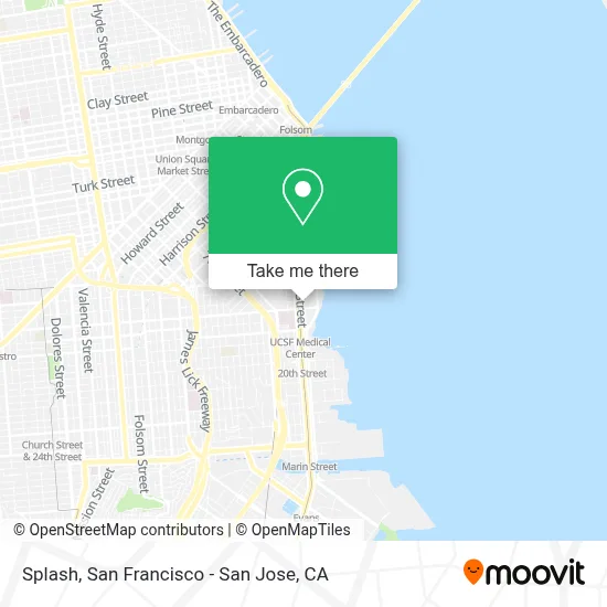 Splash map
