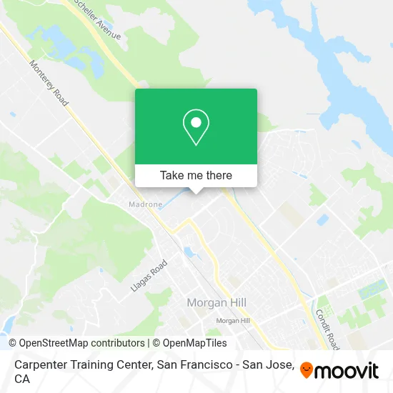Carpenter Training Center map