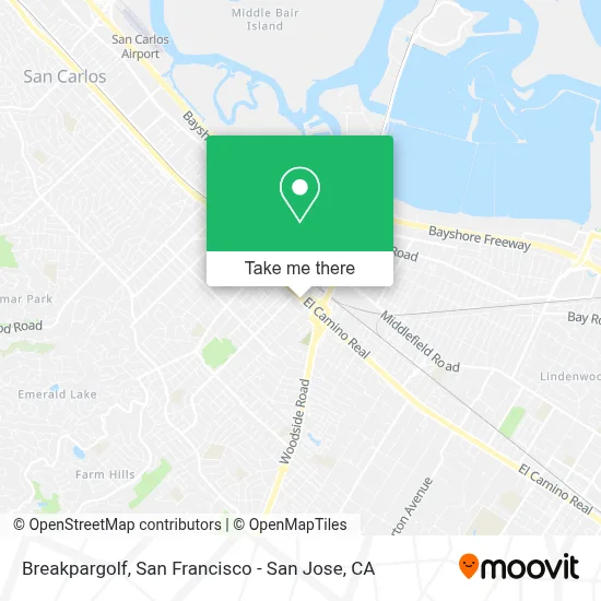 Breakpargolf map