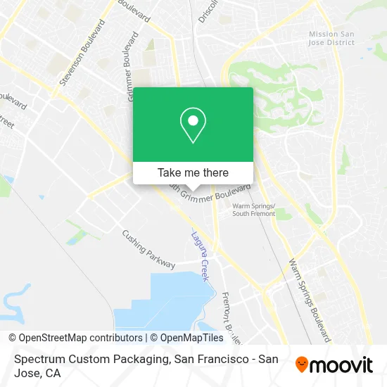 Spectrum Custom Packaging map