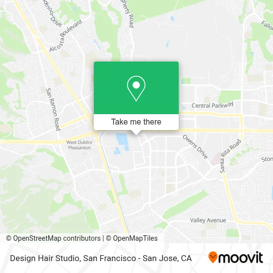 Design Hair Studio map