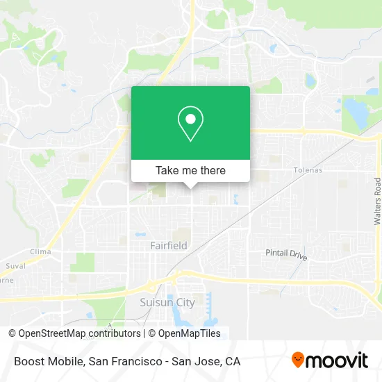 Boost Mobile map