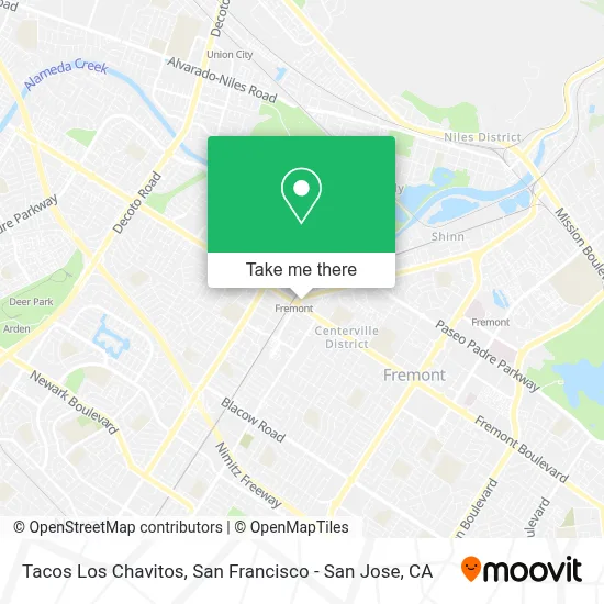 Tacos Los Chavitos map