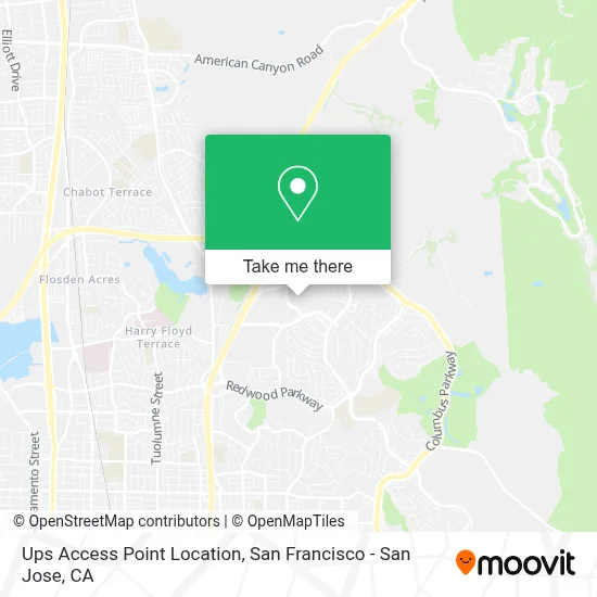 Ups Access Point Location map