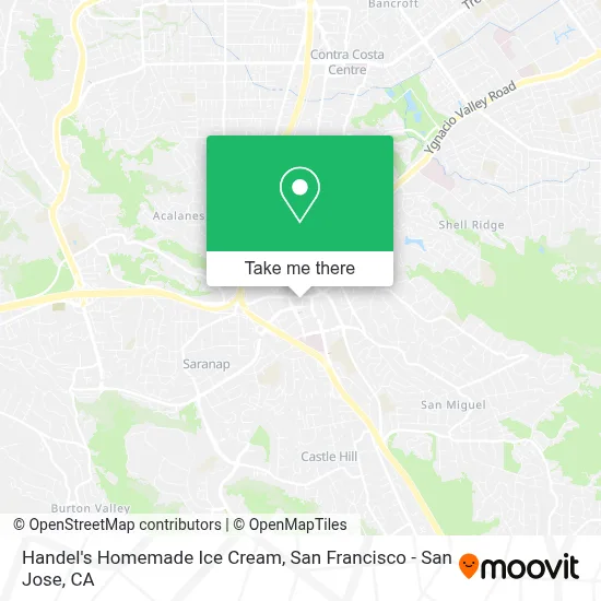 Handel's Homemade Ice Cream map