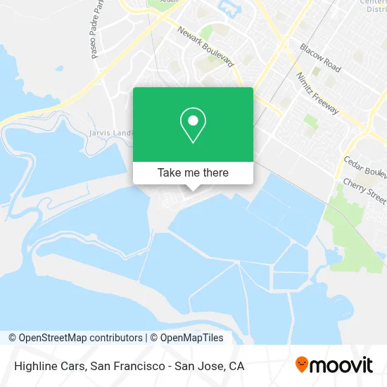 Highline Cars map