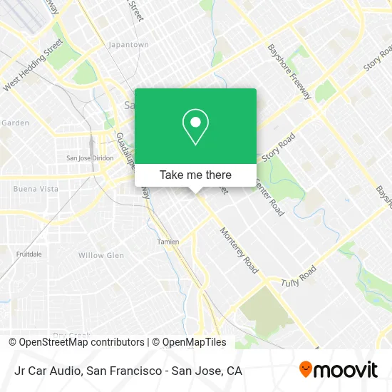 Jr Car Audio map