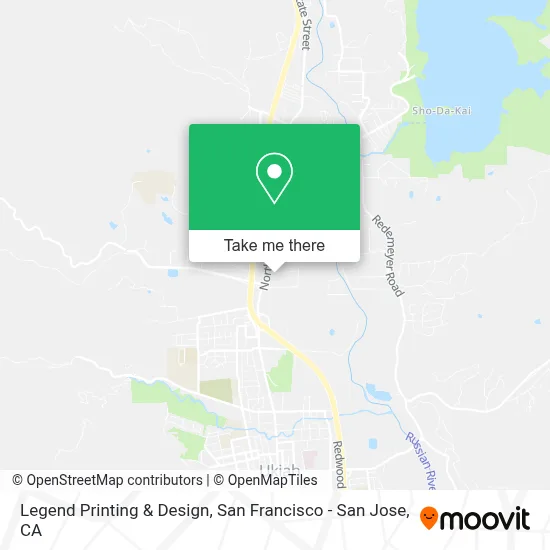 Legend Printing & Design map