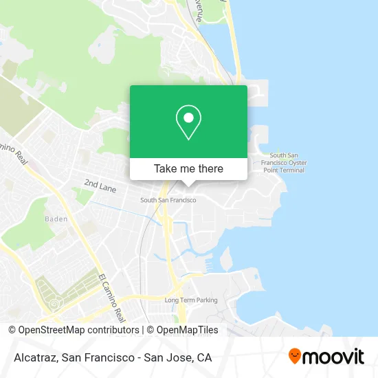 Alcatraz map