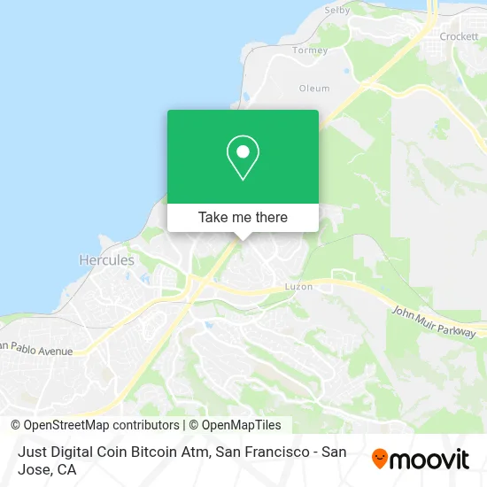 Just Digital Coin Bitcoin Atm map