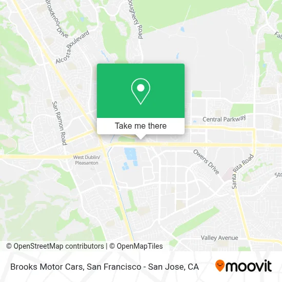 Brooks Motor Cars map