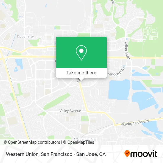 Western Union map