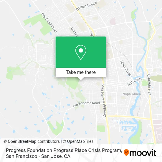 Progress Foundation Progress Place Crisis Program map